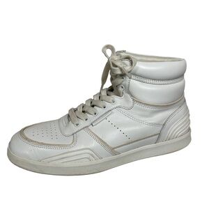 Tory Burch White High-Top‎ Sneakers leather Clover